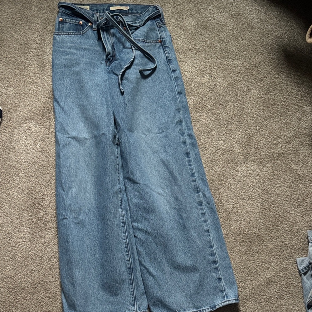 Levi's Blue Flare & Wide Leg Jeans